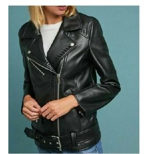 Anthropologie Whipstitch Moto Jacket by ett:twa